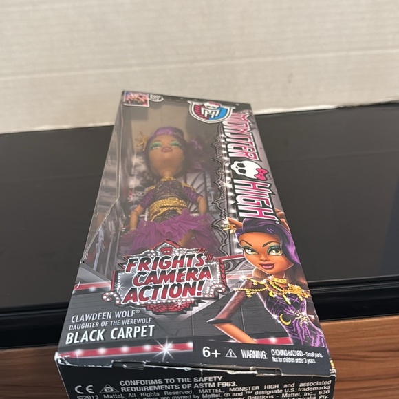 NIB Monster High Frights Camera Action Clawdeen Wolf 2013 Original Run NRFB - Picture 7 of 7
